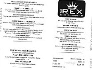 The Rex menu