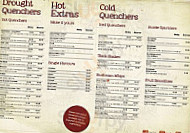 Boomers menu