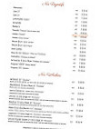 Le Faubourg Enghien menu