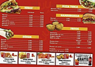 Super Doner Kebab menu