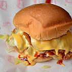 Budak Flat Crispy Burger food