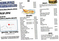 Singleton Takeaways menu