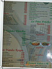 Bella Vita menu