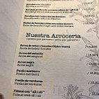 Lizarran menu