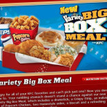 Kfc Cardápio
