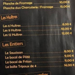 L'atelier Cardápio