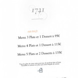 1741 Cardápio