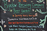 Bigelow Brewing Company menu