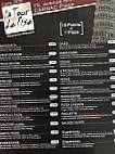 La Tour de Pise menu