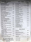 Ristorante Mediterraneo menu
