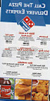 Domino's Pizza menu