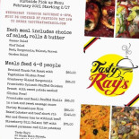 Tasty Ray's Cardápio