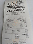 Xaloquell menu