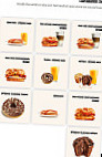 Burger King menu