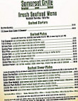 Somerset Grille menu