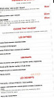 Ô BISTROT menu