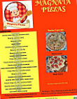 Magnata Pizzas menu