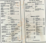 Bar Restaurante El Ingenio menu