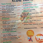 Istanbul Kebab House Las Galletas menu