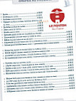 Le Ponton menu