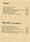 Le Sourire de Saigon menu