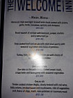 The Welcome Inn Dawlish Warren menu