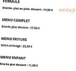 Restaurant du Port menu