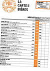 Paname Brewing Company menu