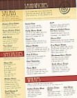 Nemo Lanes Sports Cafe menu