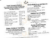 Connaught's Coffee House menu