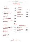 Brasserie le Tram menu