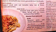 La Pachanga2 Mexican menu