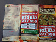 Döner Treff menu