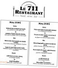 Le 711 menu
