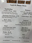 Longhorn Street Cafe menu