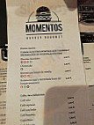 Momentos Burger Gourmet menu