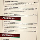 Gullas Pizzaria menu