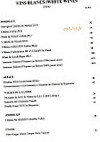 Bistrot Caraibes menu