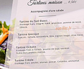 Le Salon D'eugenie menu