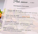 Le Salon D'eugenie menu