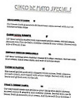 The Gavel Public House menu