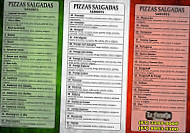Pizzaria La Fornalha menu
