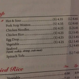 Dragon Chef Cardápio