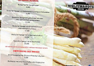 Wolffhardts menu