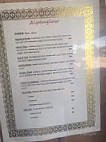 Alpenglow menu