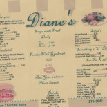 Diane's Cardápio