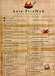 Asia-Fire-Wok menu