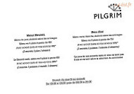 Pilgrim menu