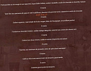 LE TELEGRAPHE menu