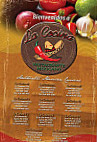 La Cocina Mexican menu